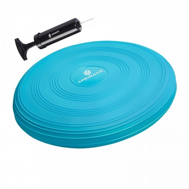 Балансировочная подушка массажная Springos PRO FA0088 Sky Blue Балансировочная подушка массажная Springos PRO FA0088 Sky Blue