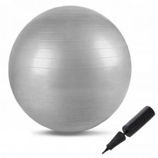 М'яч для фітнесу (фітбол) Springos 75 см Anti-Burst FB0003 Grey