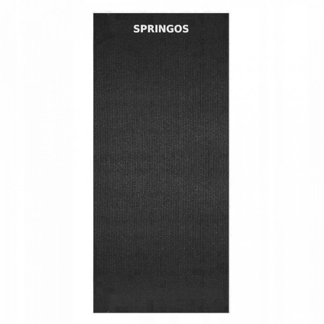 Коврик (мат) для йоги Springos PVC 4 мм YG0007 Black