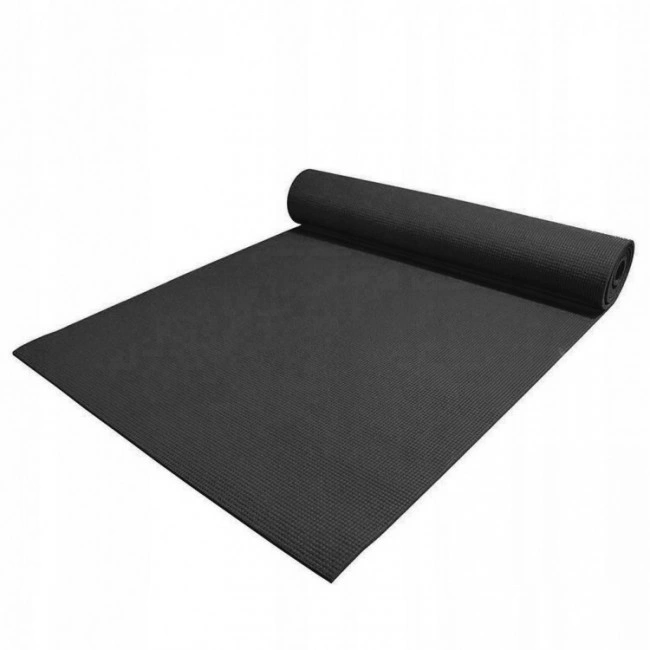 Коврик (мат) для йоги Springos PVC 4 мм YG0007 Black