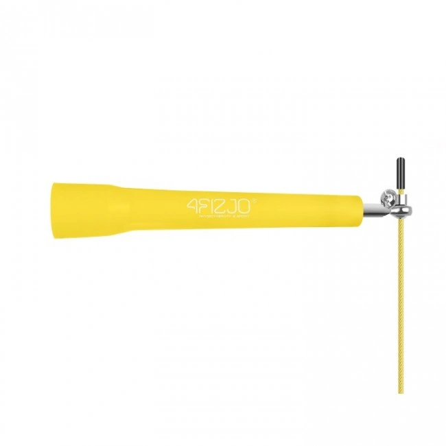 Скакалка скоростная для кроссфита 4FIZJO Standard+ Yellow (P-5907739311535)