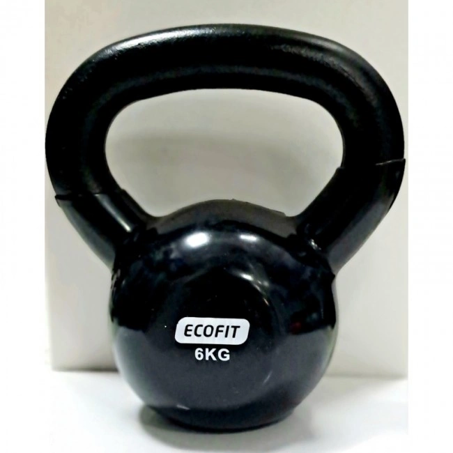 Гиря Ecofit MD2201 6 кг PVC+Iron Гиря Ecofit MD2201 6 кг PVC+Iron