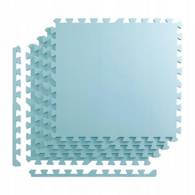 Напольное покрытие для спортзала мат-пазл (ласточкин хвост) 4FIZJO Mat Puzzle EVA 120 x 120 x 1 cм 4FJ0073 Light Blue Напольное покрытие для спортзала мат-пазл (ласточкин хвост) 4FIZJO Mat Puzzle EVA 120 x 120 x 1 cм 4FJ0073 Light Blue