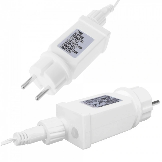 Гірлянда бахрома вулична (зовнішня) Springos 12 м 300 LED + Flash CL0317 Warm White