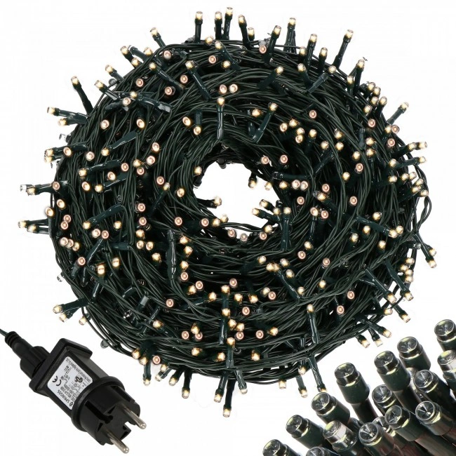 Гірлянда вулична (зовнішня) Springos 50 м 1000 LED CL1001 Warm White