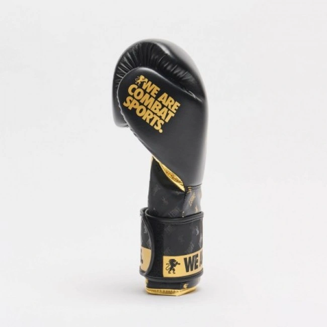 Боксерские перчатки Leone DNA Black 16 ун.
