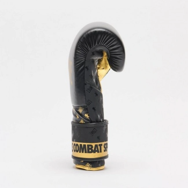 Боксерские перчатки Leone DNA Black 16 ун.