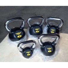 Обрезиненная гиря 4 кг Generation Fitness FDS-21-4GR (ручки - хром)