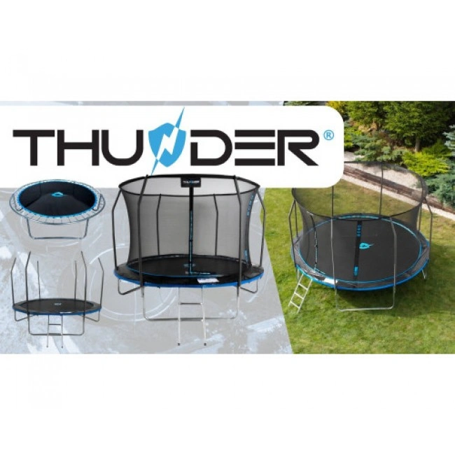 Батут THUNDER INSIDE ELITE 8FT голубой
