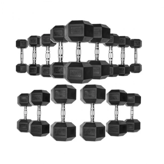 Гексагональный гантельный ряд Generation Fitness FF 51D2C-1-20 кг (15 пар) 270 кг