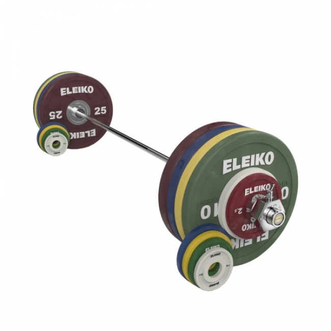 Комплект штанги Eleiko Performance NxG 185 кг дружин, кольоровий 3061135