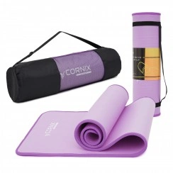 Коврик спортивный Cornix NBR 183 x 61 x 1 cм для йоги и фитнеса XR-0093 Purple/Purple