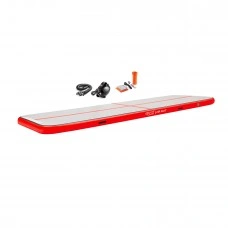 Мат надувной гимнастический 4FIZJO Air Track Mat 600 x 100 x 15 см White/Red (P-5907739311801)