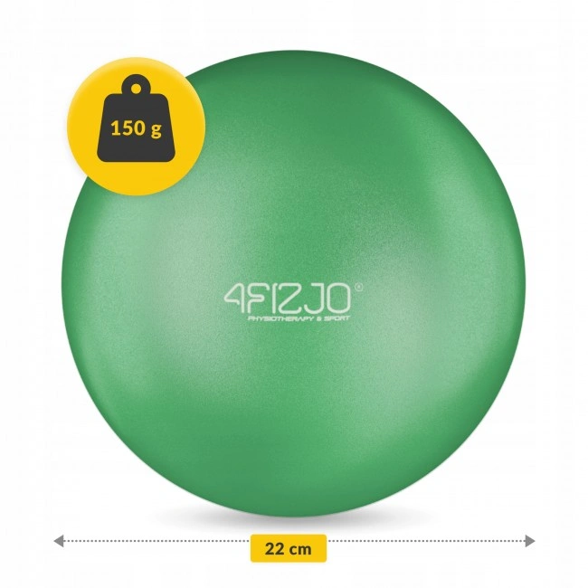 М'яч для пілатесу, йоги, реабілітації 4FIZJO 22 см Green (P-5905973404853)