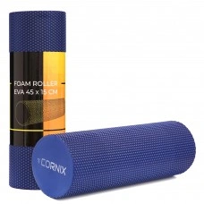 Масажний ролик Cornix EVA+ 45 x 15 см (валик, роллер) XR-0304 Navy Blue