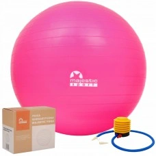 М'яч для фітнесу (фітбол) Majestic Sport 75 см Anti-Burst GVP5028/P рожевий