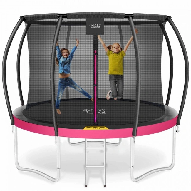 Батут с внутренней сеткой 4FIZJO PRO 10FT 312 см Black/Pink (P-5907739314604) Батут с внутренней сеткой 4FIZJO PRO 10FT 312 см Black/Pink (P-5907739314604)