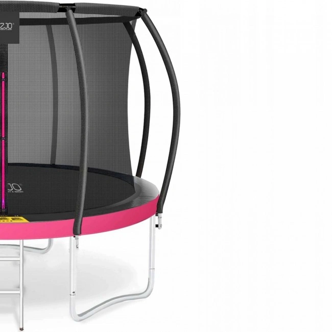 Батут с внутренней сеткой 4FIZJO PRO 10FT 312 см Black/Pink (P-5907739314604)