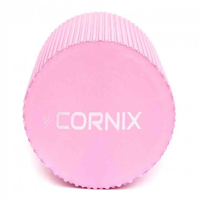 Массажный ролик Cornix EVA+ 30 x 15 см (валик, роллер) XR-0298 Pink