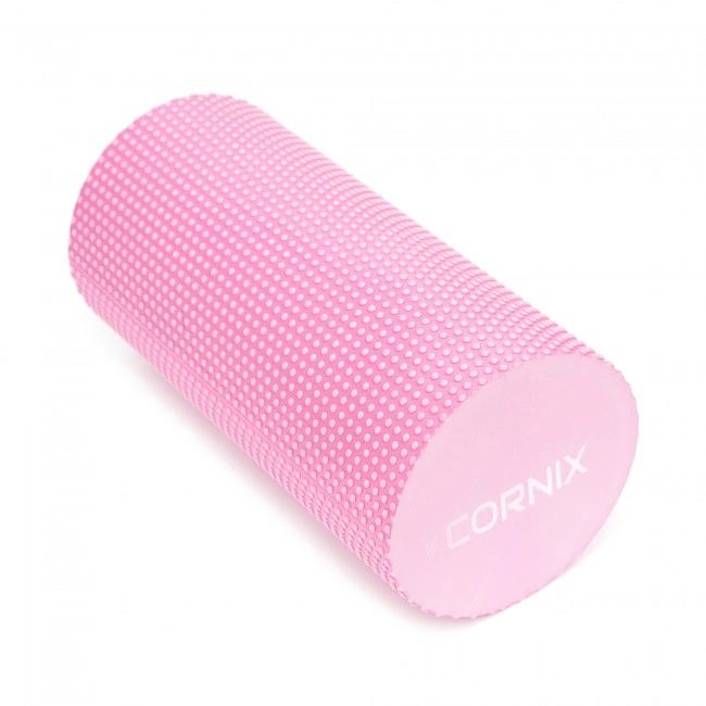 Массажный ролик Cornix EVA+ 30 x 15 см (валик, роллер) XR-0298 Pink