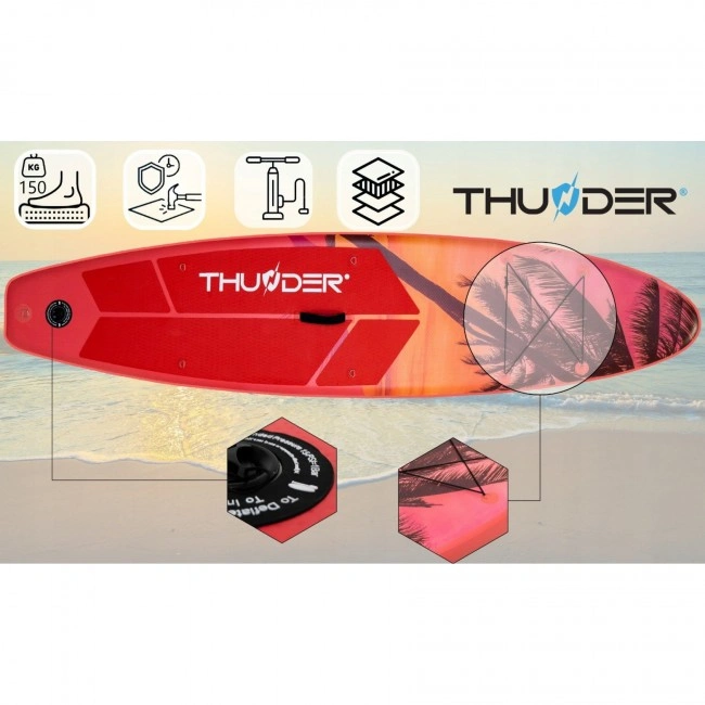 Надувная SUP доска THUNDER Isle 320 см с веслом