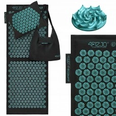 Коврик акупунктурный с подушкой 4FIZJO Eco Mat XL Аппликатор Кузнецова Black/Blue (P-5907739317452)
