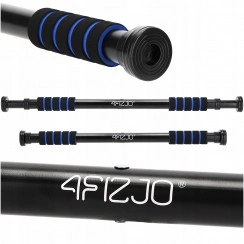 Турник раздвижной 4FIZJO Basic 61.5-100 см Black/Blue (P-5905973402705)