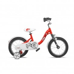 Детский велосипед двухколесный с доп. колесами RoyalBaby Chipmunk MM Girls 18" 115-145 см, OFFICIAL UA, красный