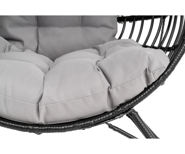 Садовое кресло di Volio Arancia черно-серый