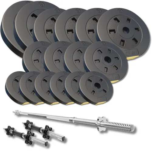 Почему стоит выбрать набор Besport PowerPro 68кг (гриф 167см)?