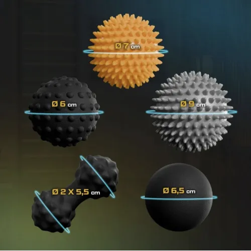 В этот набор массажных мячиков TREX входят: